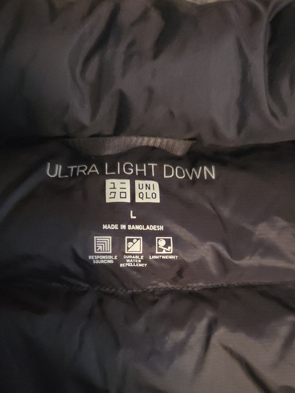 Uniqlo Ultra Light Down Jacket - Black